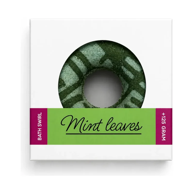 Mint Leaves Bath Swirl Luxe Regular